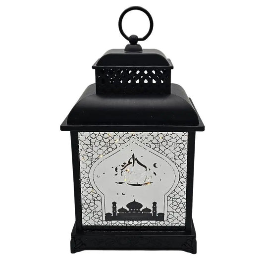 Ramadan Laterne schwarz 30 cm